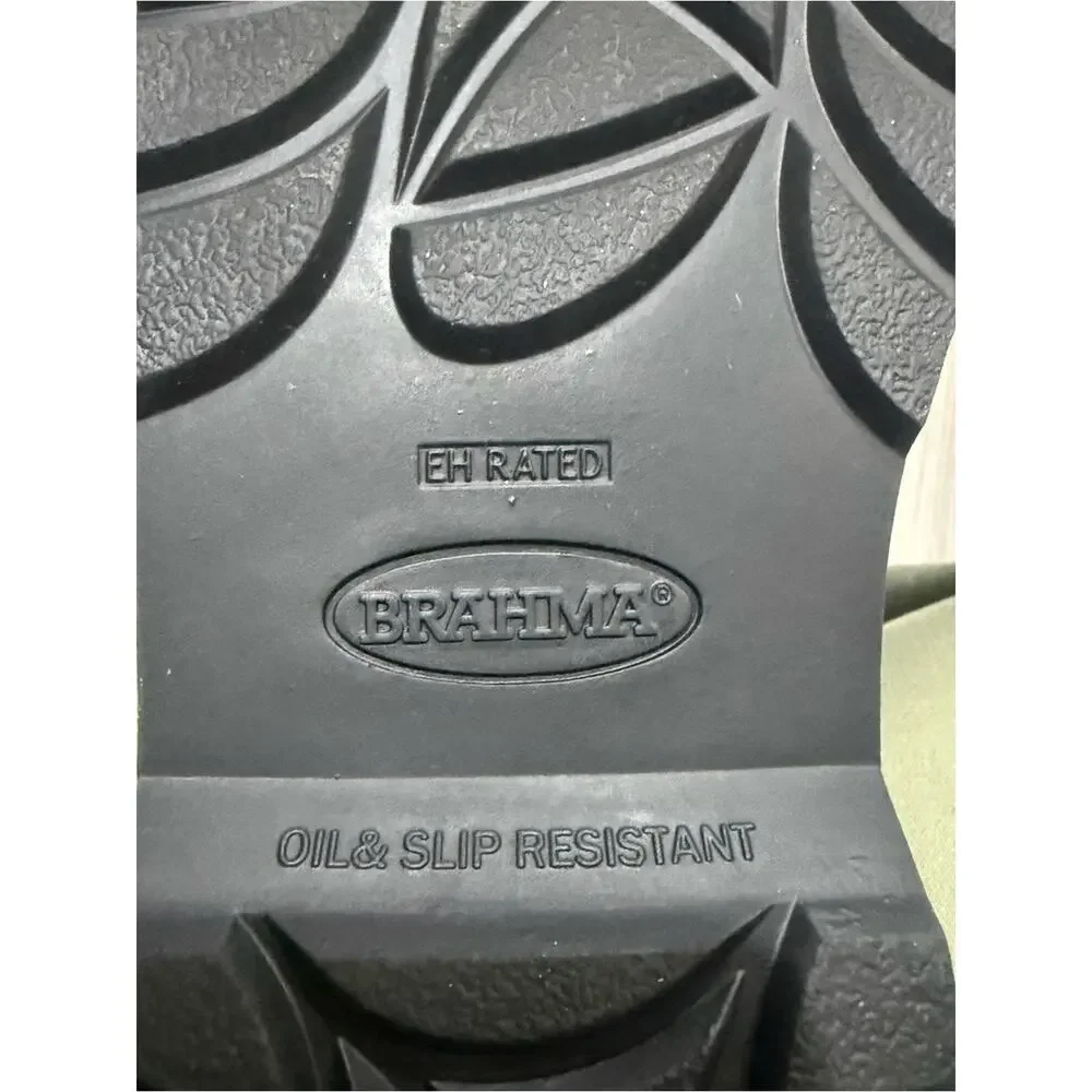 Brahma Steel Toe Waterproof Work Boots Men’s Size 12  EH Rated slip resistant